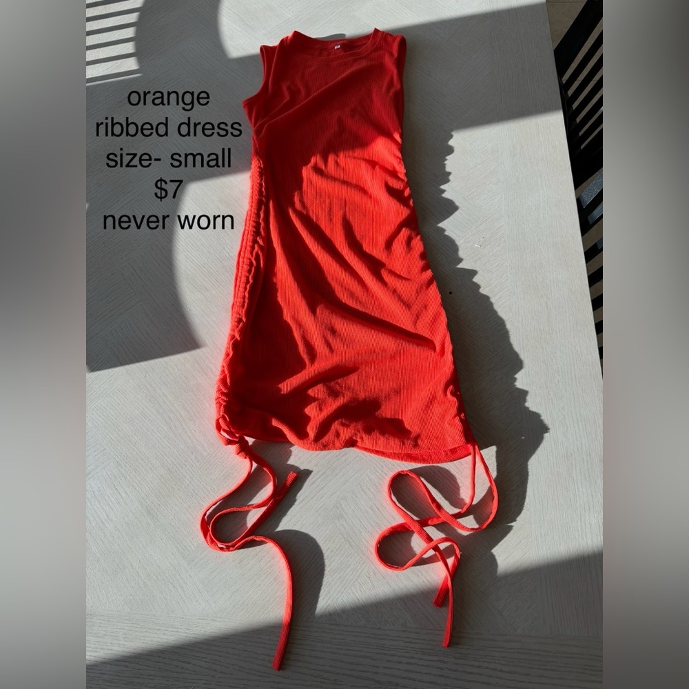 Orange dress